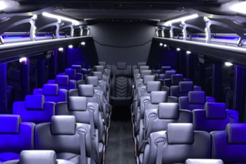 Janesville Charter Bus Interior