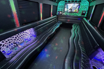 Janesville Limo Bus Interior